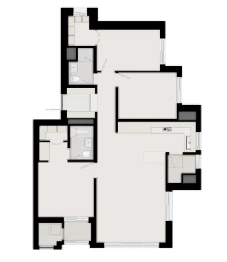 동래 푸르지오 에듀포레 84㎡A 평면도